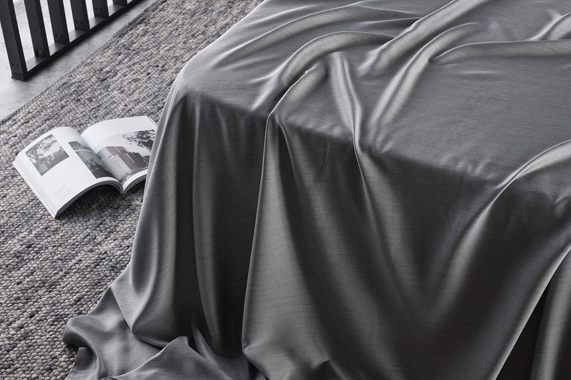 Graphite vs Cotton Bedding