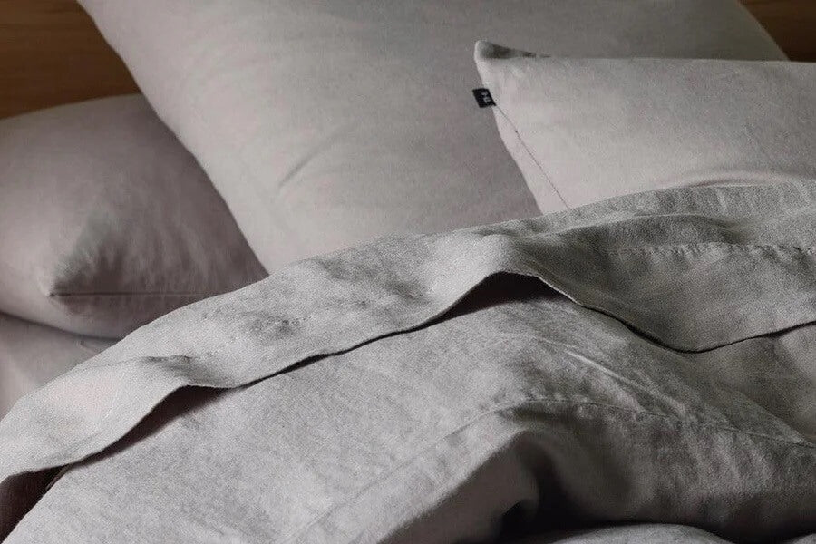 Light Grey Linen Sheets | 100% Pure French Linen |The Honest Label