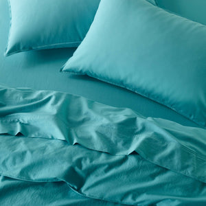 Stonewashed Cotton Flat Sheets