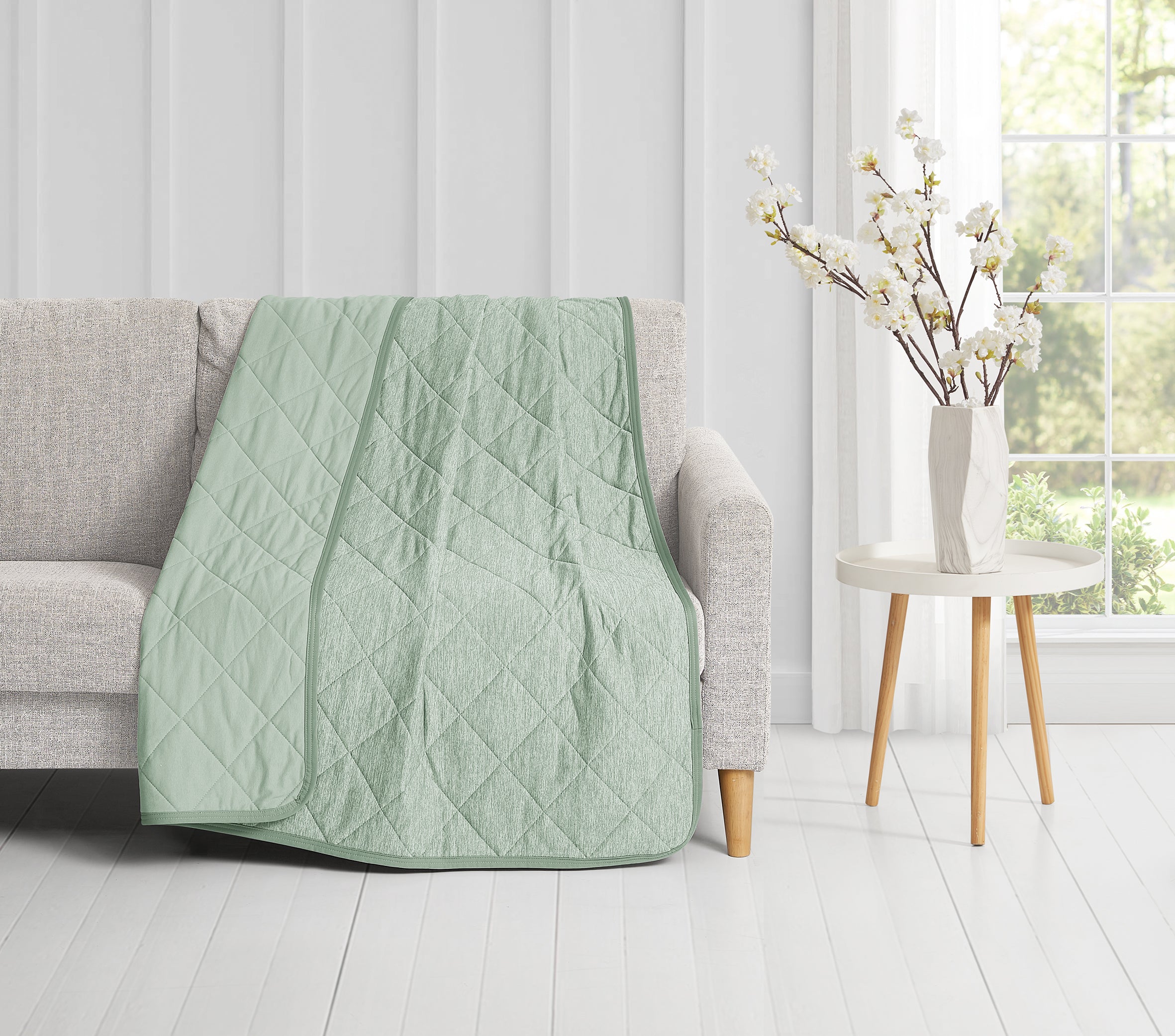 The Honest Label Cooling Throw throw blanket product view THL product image 6