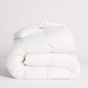 The Honest Label Chamonix Luxury French 90/10 Goose Down Quilt home bedding styled bedroom view THL product image 2