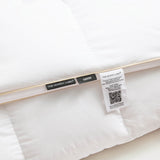 The Honest Label Chamonix Luxury French 90/10 Goose Down Quilt home bedding styled bedroom view THL product image 3