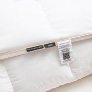 The Honest Label Chamonix Luxury French 90/10 Goose Down Quilt home bedding styled bedroom view THL product image 3