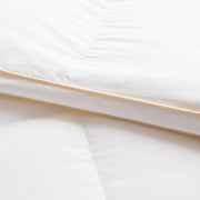 The Honest Label Chamonix Luxury French 90/10 Goose Down Quilt home bedding styled bedroom view THL product image 4