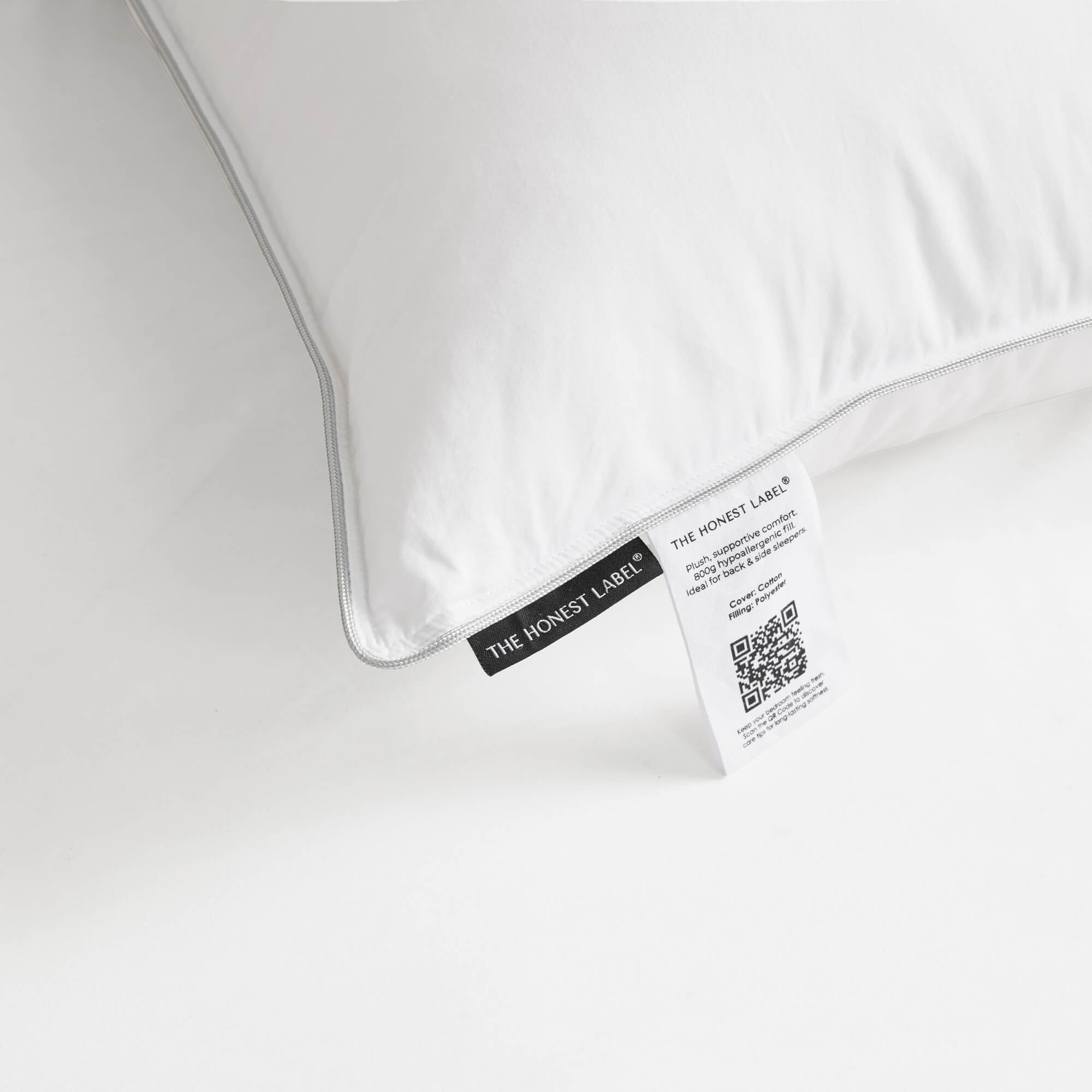 The Honest Label Cosybrooke Luxury Perfect Loft Pillow pillowcase lifestyle view THL product image 1