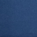 The Honest Label French Flax Linen fabric swatch in Ocean Blue with blue tones fabric sample close up detail