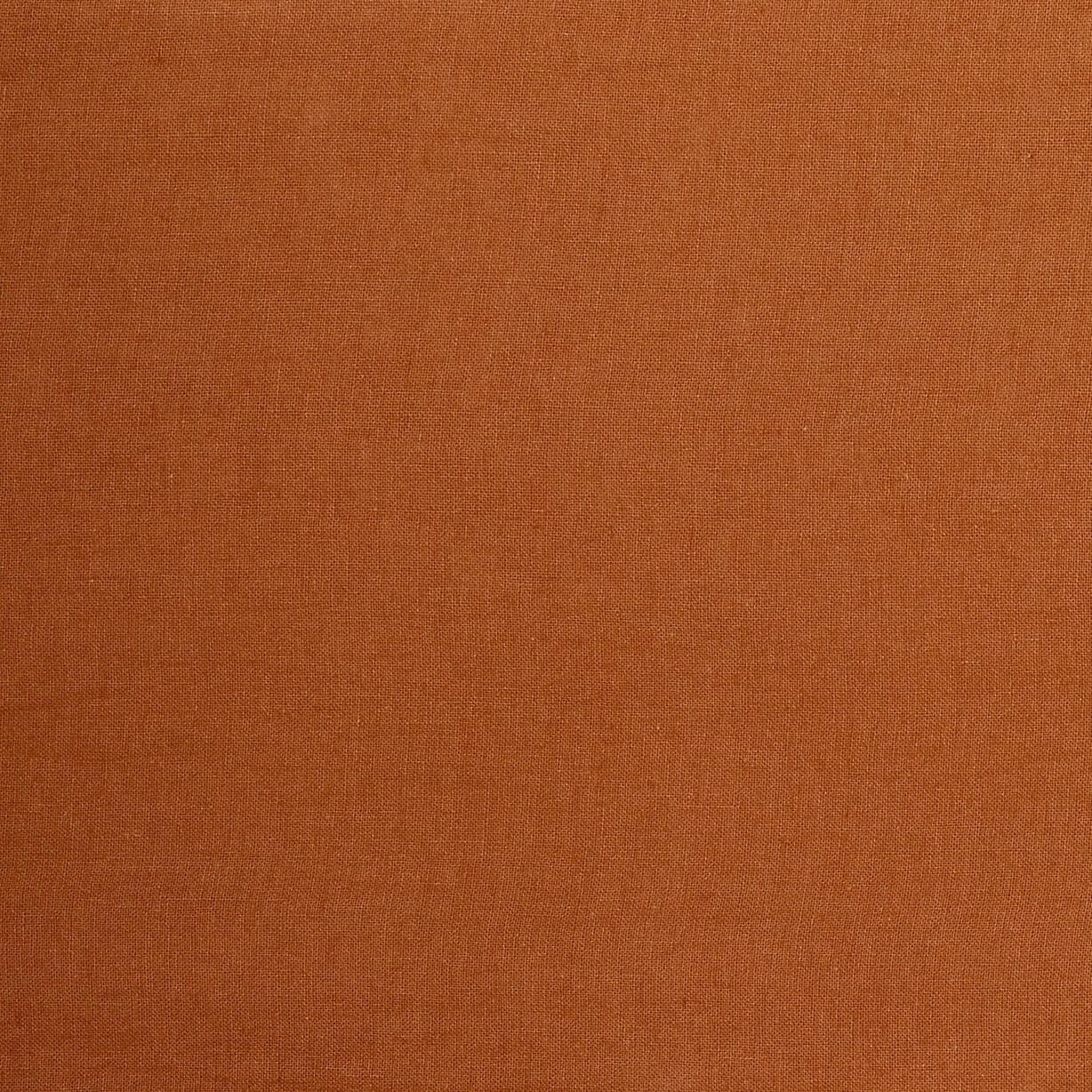 The Honest Label French Flax Linen fabric swatch in Red Earth with red tones fabric sample product view