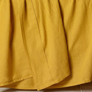 The Honest Label Bed Builder flat sheet in Butter with yellow tones flat sheet product view