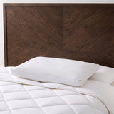 The Honest Label Holborn Eco Pure Wool Pillow (Medium Profile) pillowcase lifestyle view THL product image 1