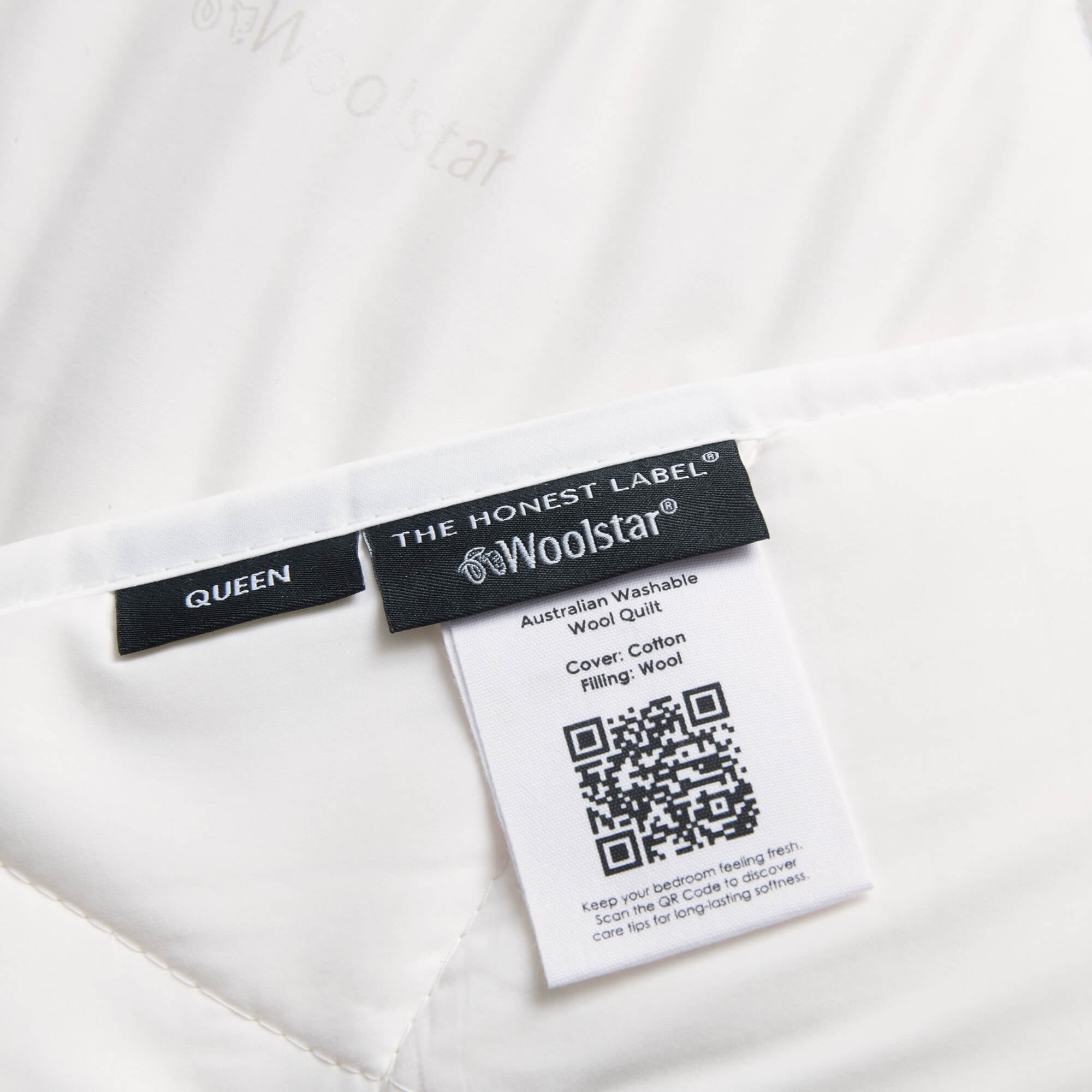 The Honest Label Holborn Eco Pure Wool Winter Quilt home bedding styled bedroom view THL product image 4
