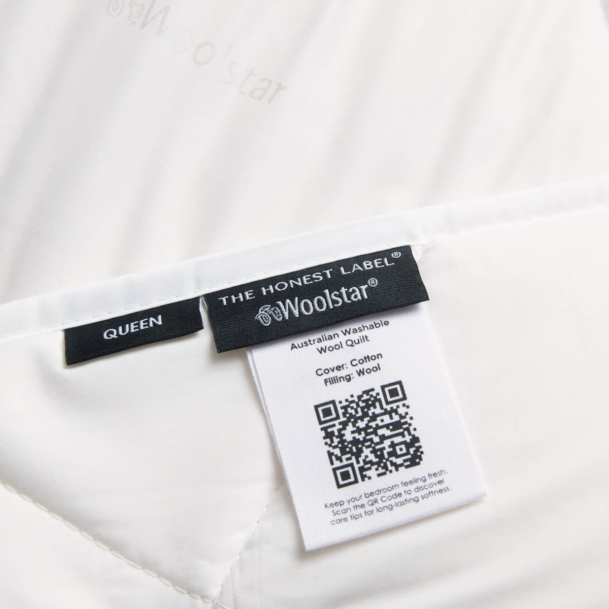 The Honest Label Holborn Eco Pure Wool Winter Quilt home bedding styled bedroom view THL product image 4