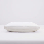 The Honest Label Holborn Eco Pure Wool Pillow (Medium Profile) pillowcase lifestyle view THL product image 2