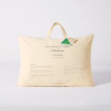The Honest Label Holborn Eco Pure Wool Pillow (Medium Profile) pillowcase lifestyle view THL product image 3