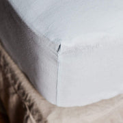 The Honest Label Bed Builder fitted sheet in Sky Blue with blue tones fitted sheet product view