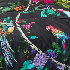 Chintz Black Quilt Cover Set