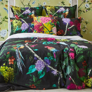 Chintz Black Quilt Cover Set