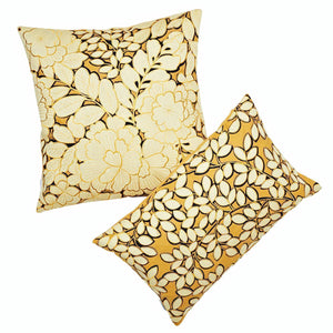 Joyce Floral Square 50x50cm Embroidered Cushion Cover