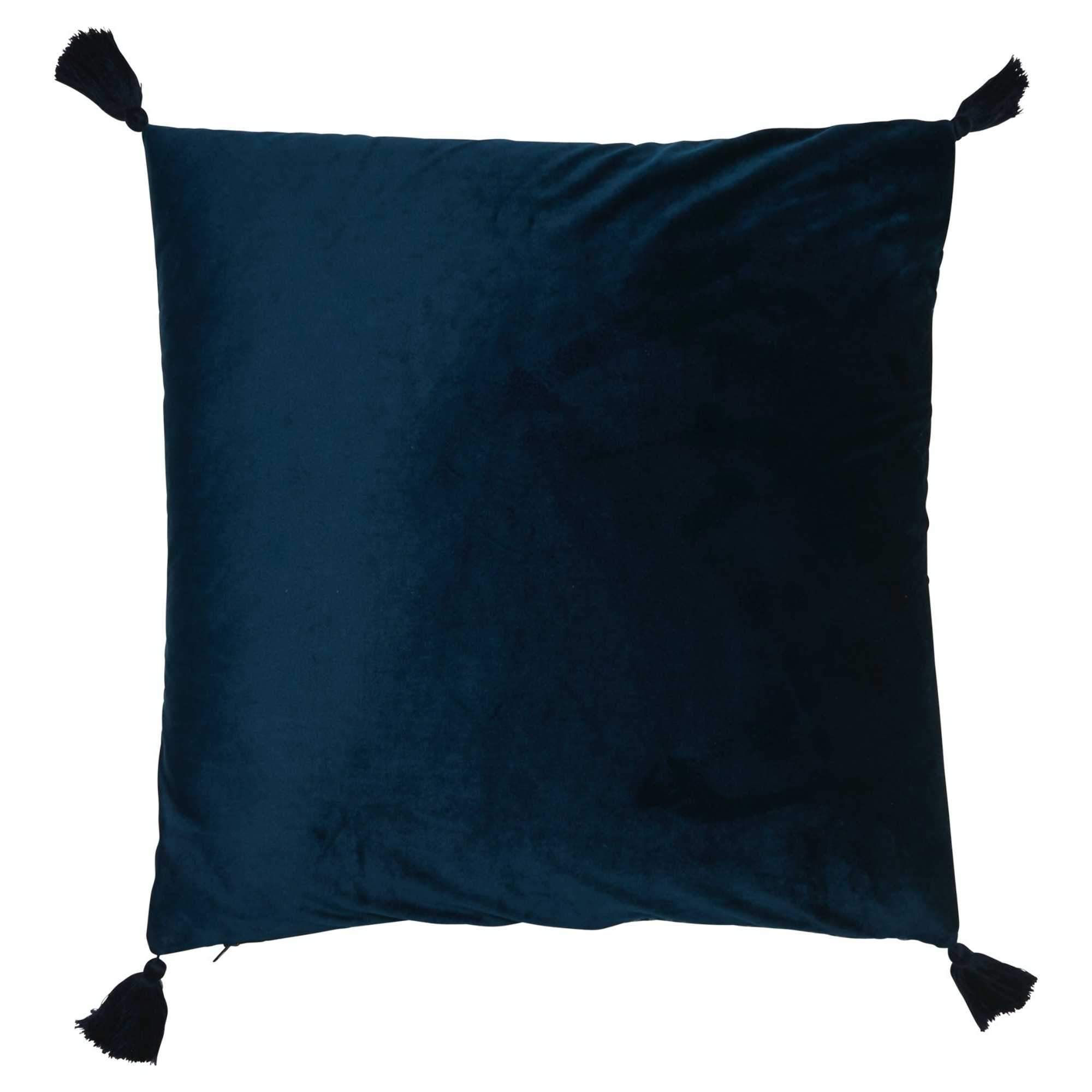 Palmier Square 50x50cm Embroidered Velvet Cushion Cover