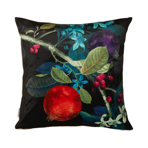 Pomegranate Square 50x50cm Velvet Cushion Cover