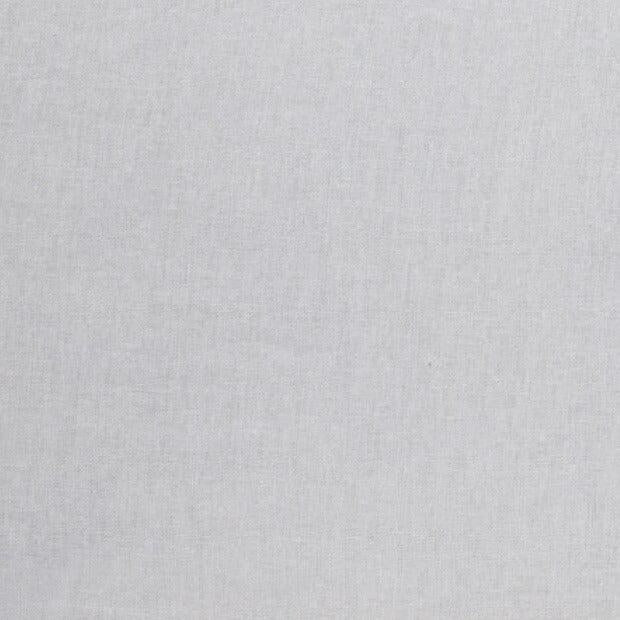 The Honest Label Pure Linen Fitted Sheet fabric swatch in Ivory White with white tones fitted sheet fabric swatch