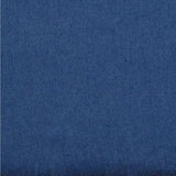 The Honest Label Pure Linen Fitted Sheet fabric swatch in Ocean Blue with blue tones fitted sheet fabric swatch