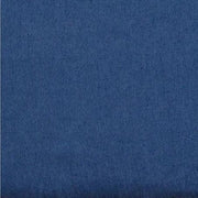 The Honest Label Pure Linen Fitted Sheet fabric swatch in Ocean Blue with blue tones fitted sheet fabric swatch