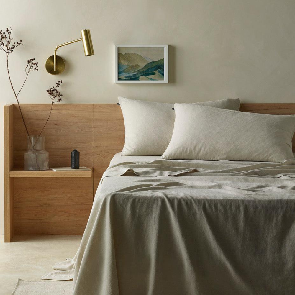 The Honest Label Pure Linen Flat Sheet flat sheet product view THL product image 6