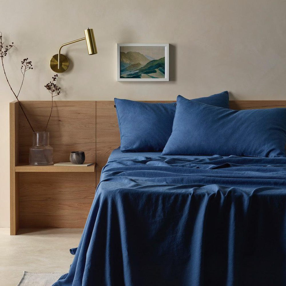 The Honest Label Pure Linen Flat Sheet flat sheet product view THL product image 4