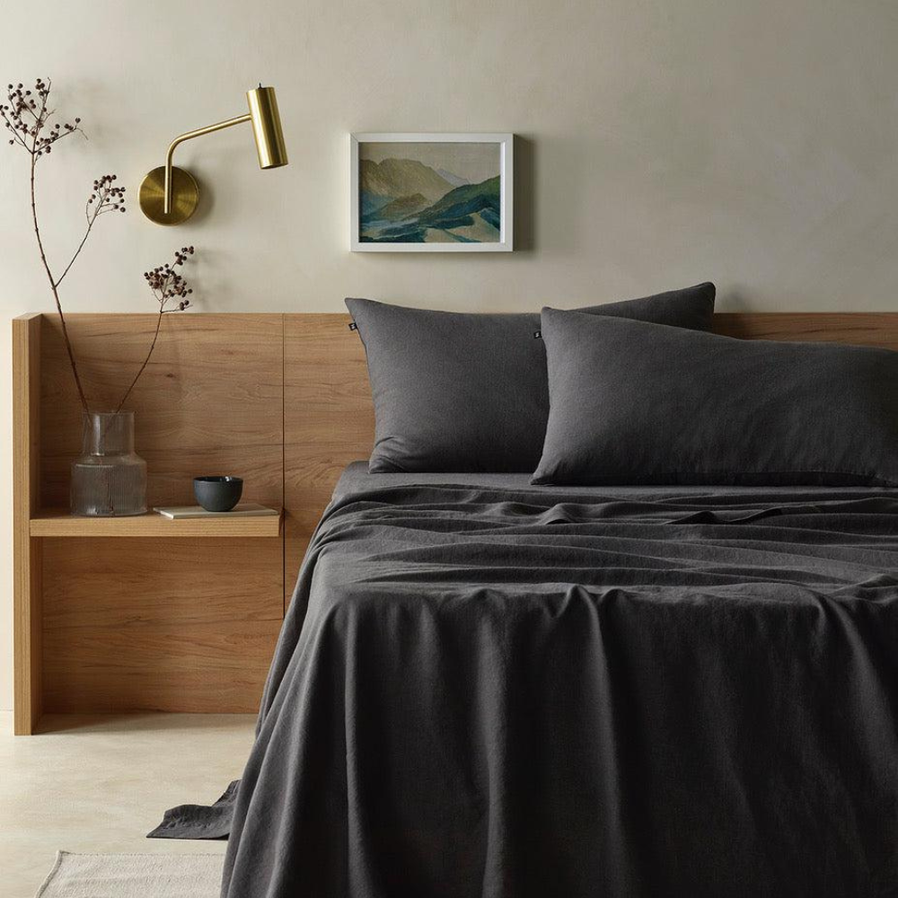 The Honest Label Pure Linen Flat Sheet flat sheet product view THL product image 5
