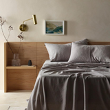 The Honest Label Pure Linen Flat Sheet flat sheet product view THL product image 2