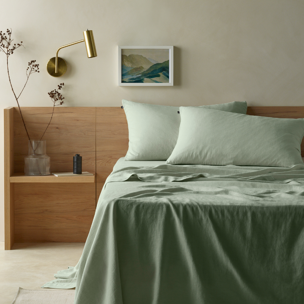 The Honest Label Pure Linen Flat Sheet flat sheet product view THL product image 7