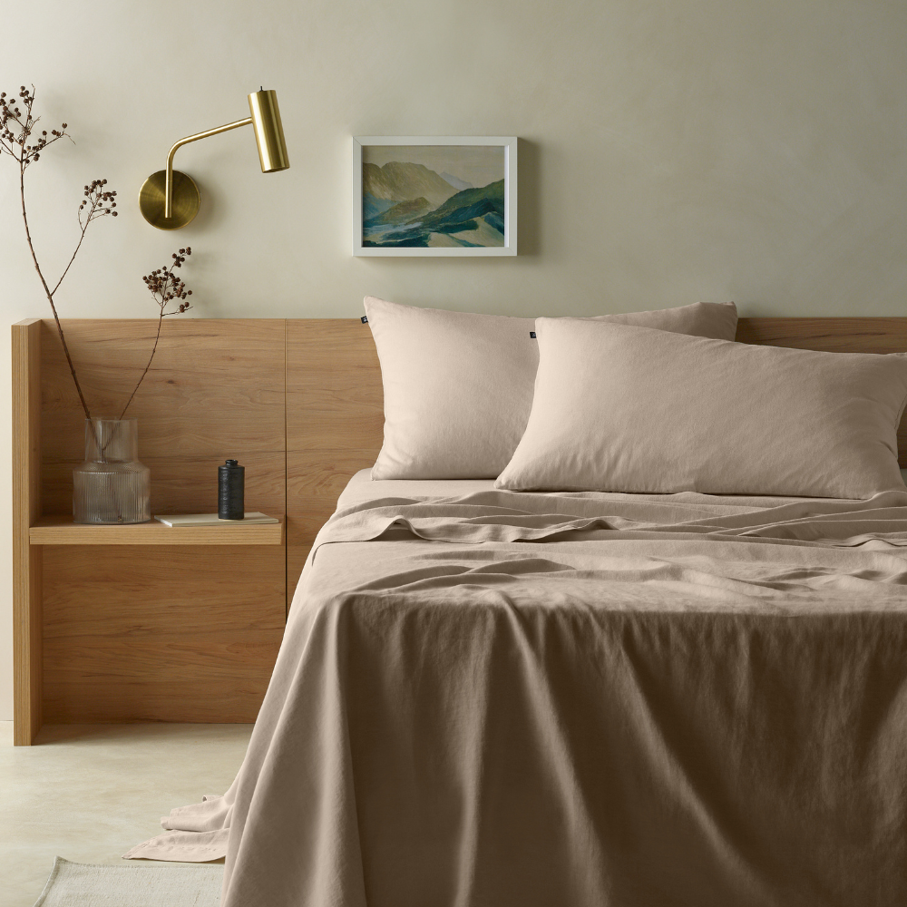 The Honest Label Pure Linen Flat Sheet flat sheet product view THL product image 8