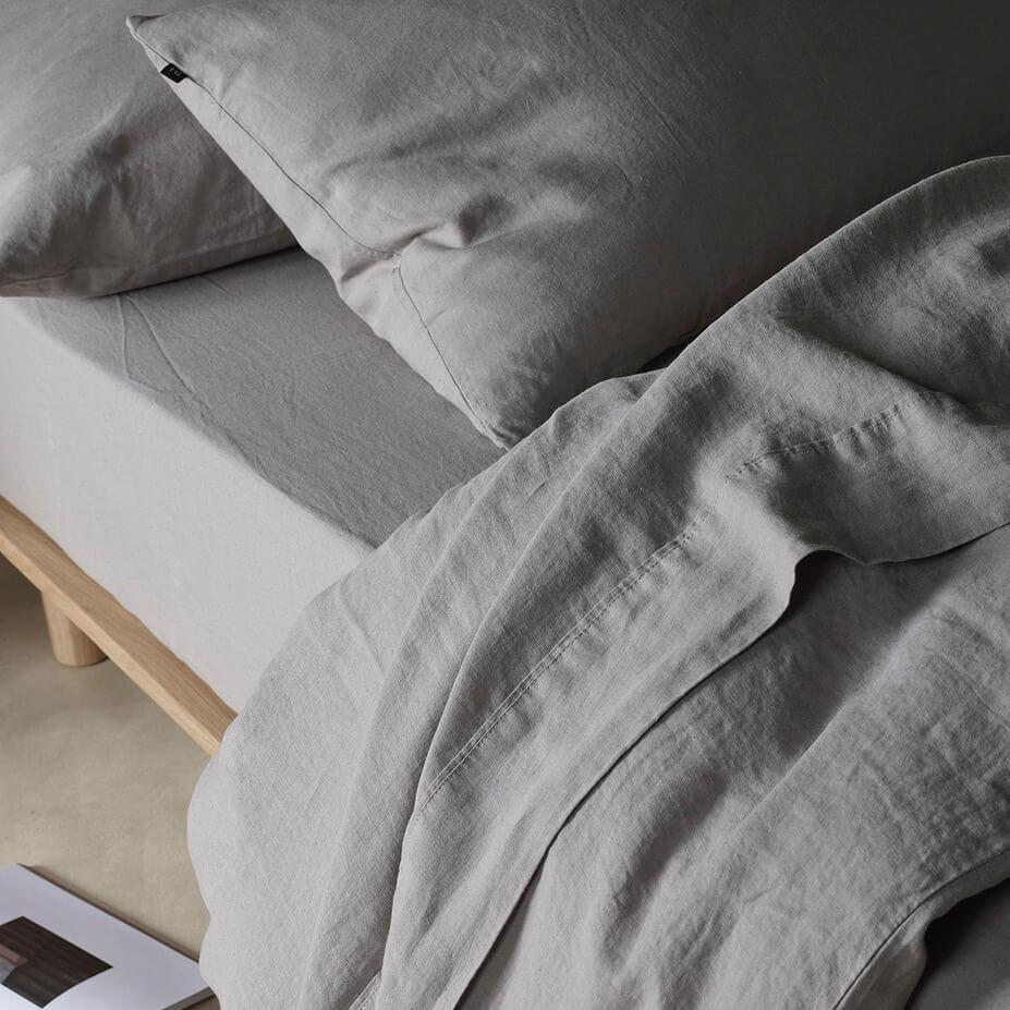 Pure Linen Quilt Cover Set