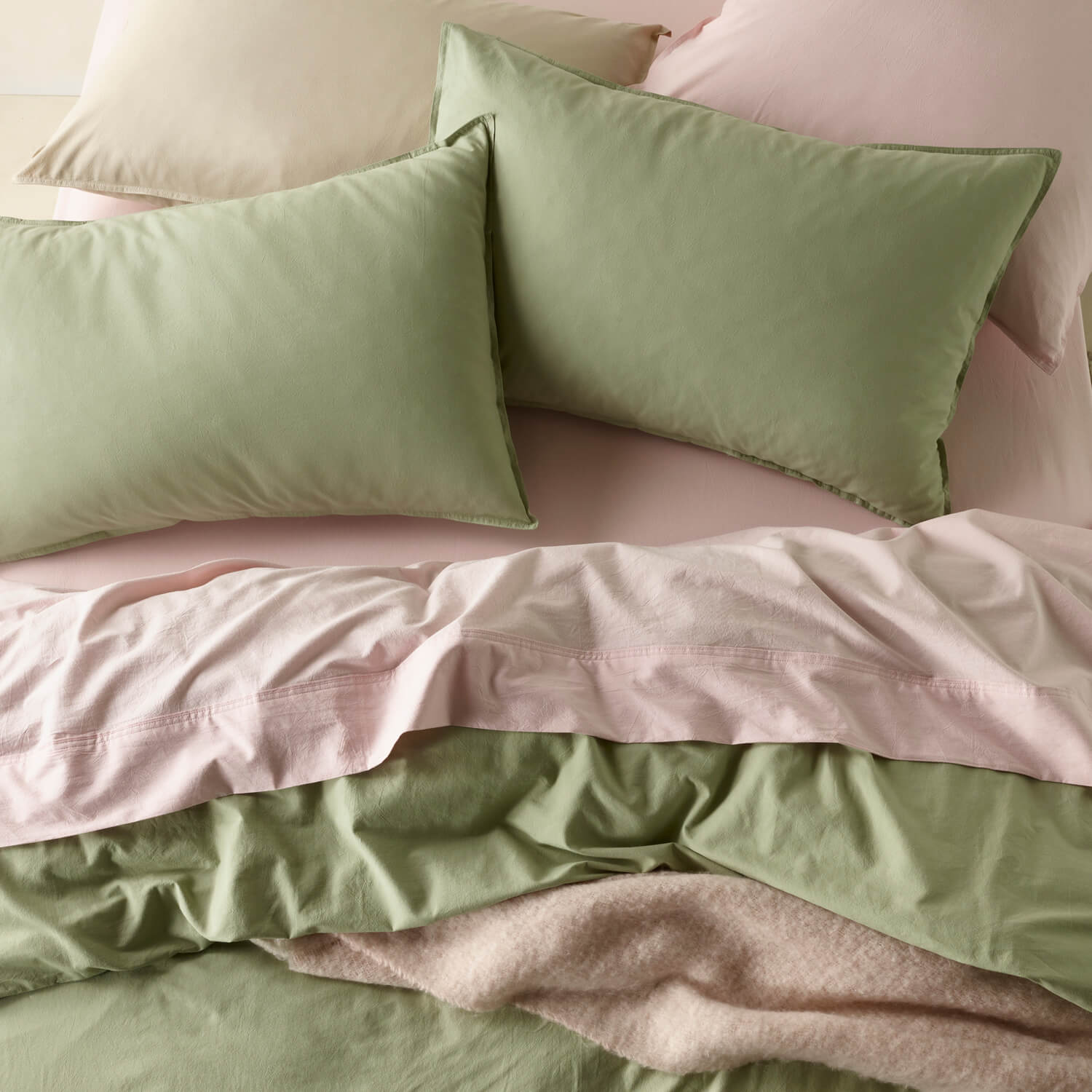 Washed Cotton Bedding Set