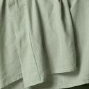 The Honest Label Pure Linen Fitted Sheet in Sage with green tones fitted sheet product view THL product image 1