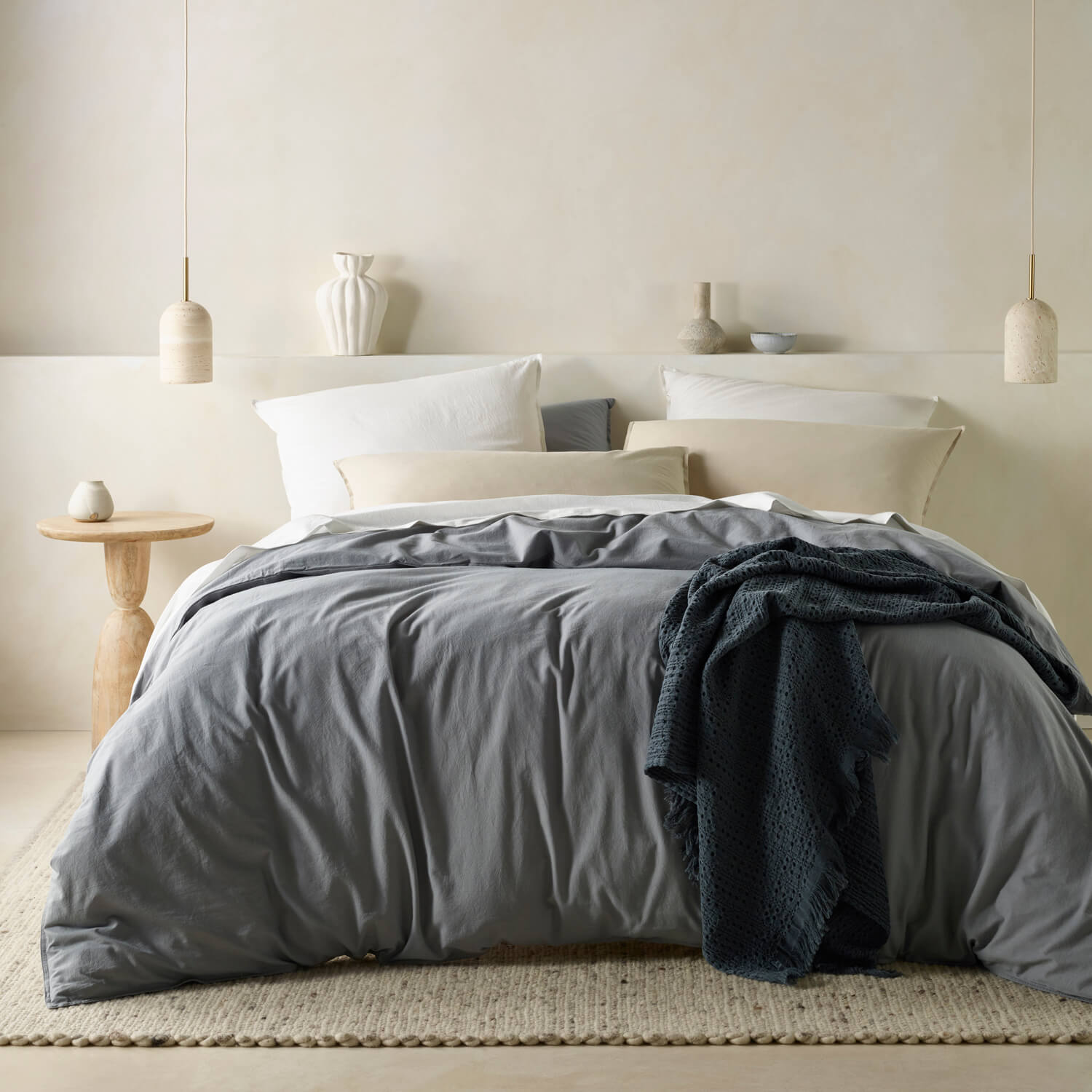 Washed Cotton Bedding Set