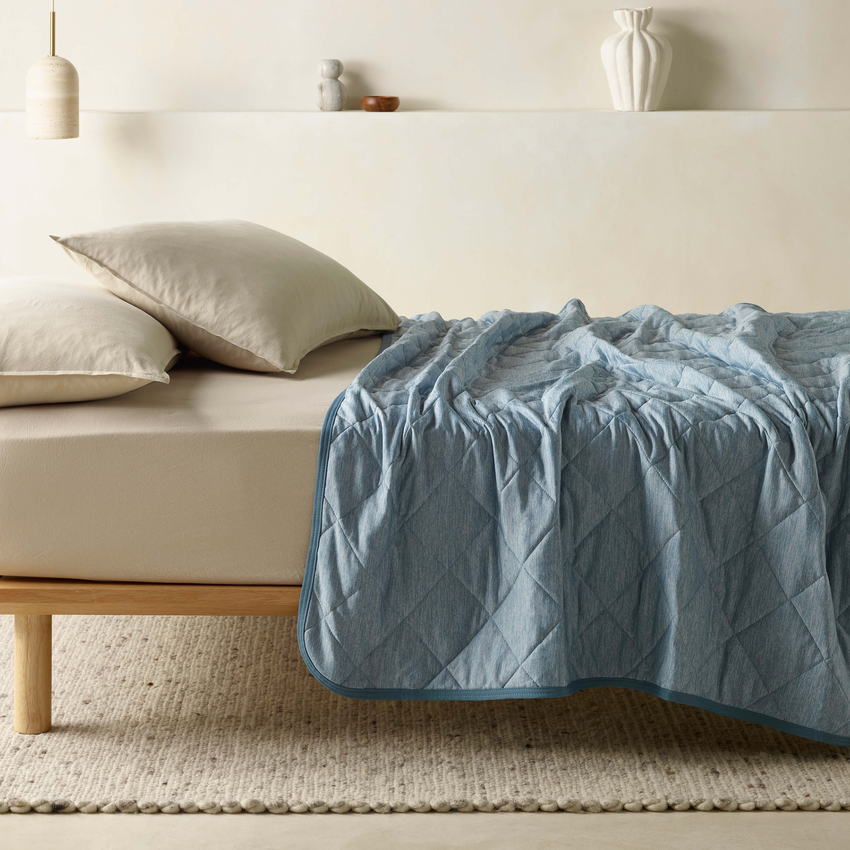 The Honest Label Cooling Throw throw blanket product view THL product image 2