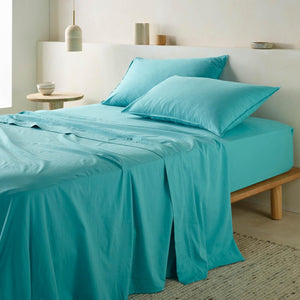 Stonewashed Cotton Flat Sheet