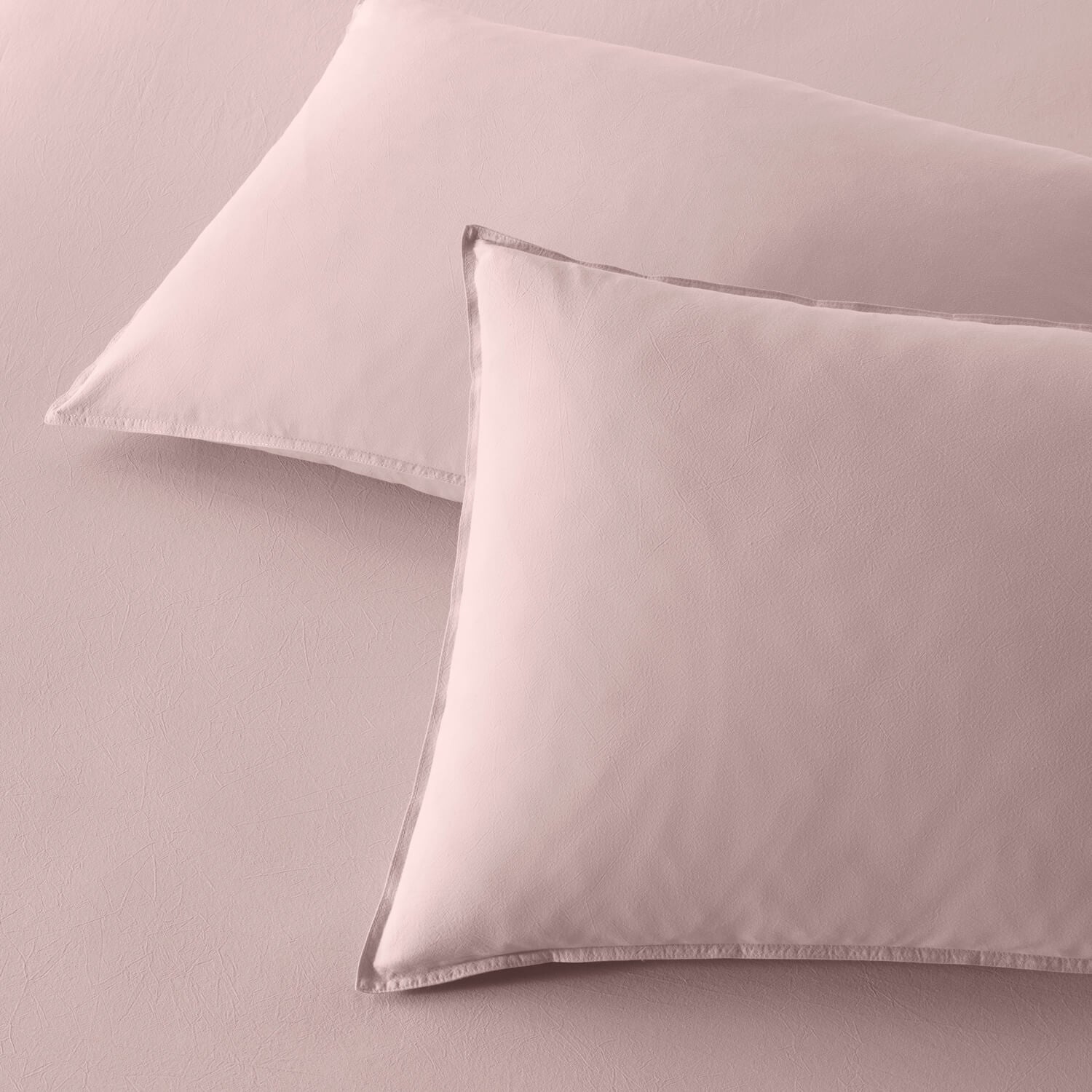 Stonewashed Cotton Standard Pillowcase Pair