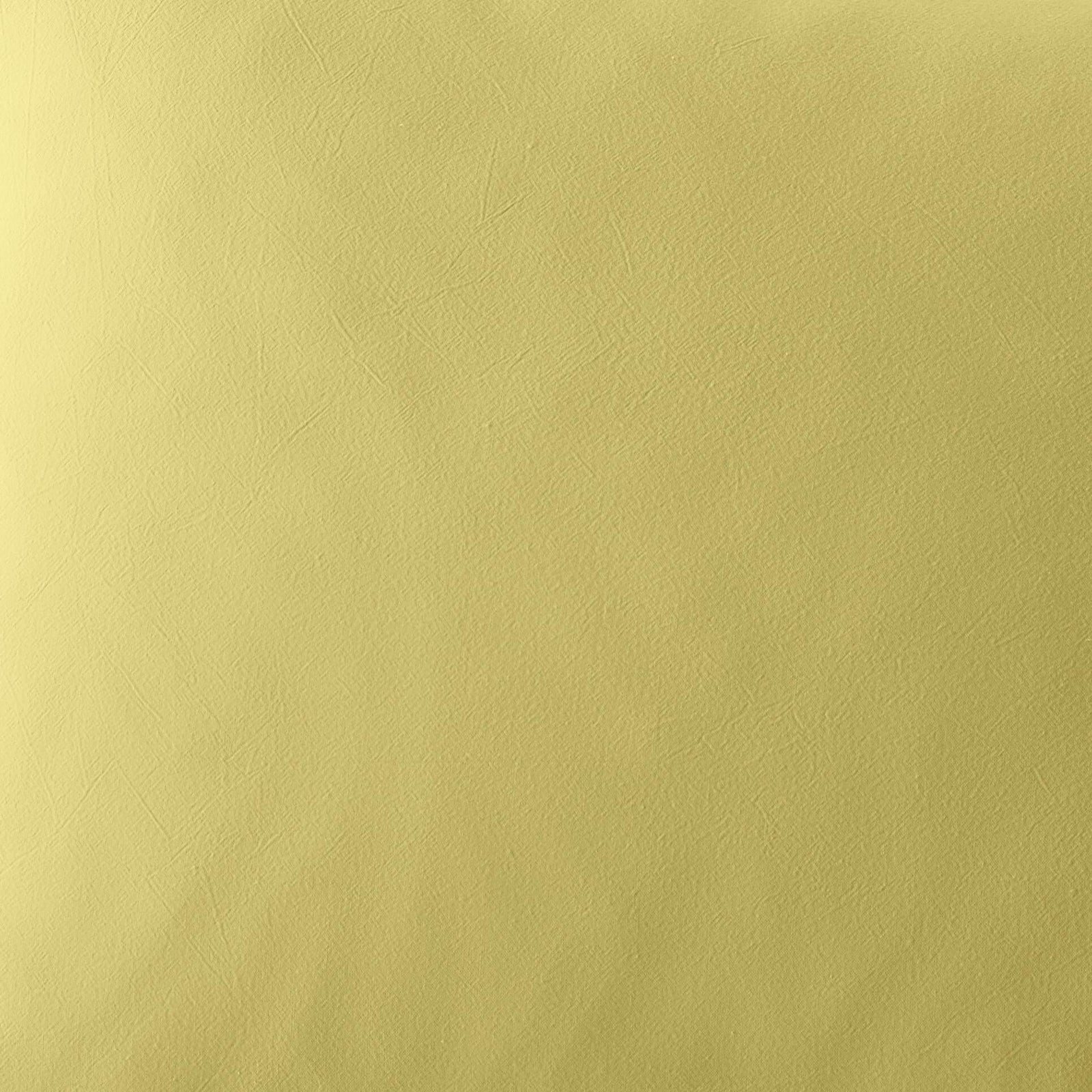 The Honest Label Washed Cotton fabric swatch in Butter with yellow tones fabric sample product view