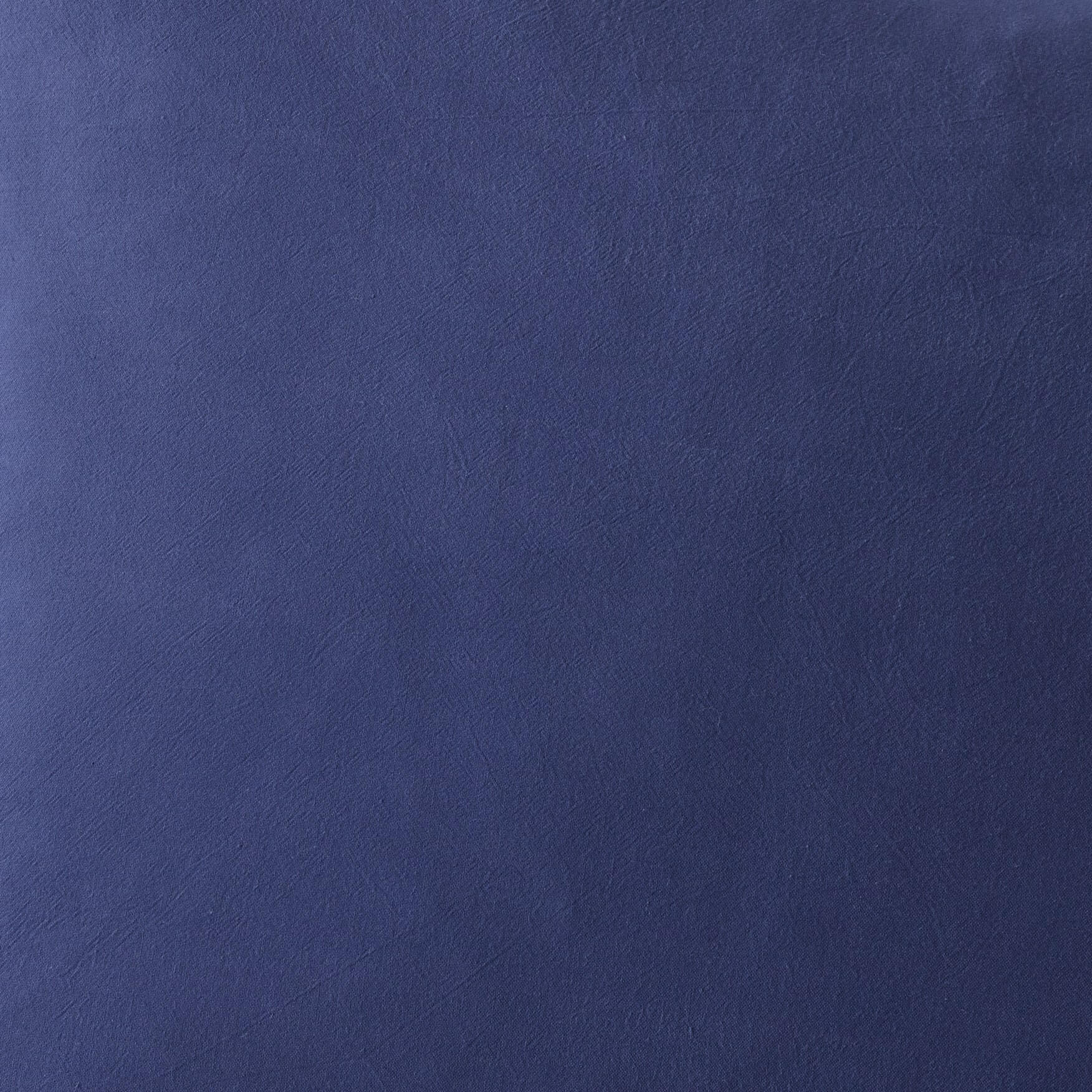 The Honest Label Washed Cotton fabric swatch in Cobalt with blue tones fabric sample product view