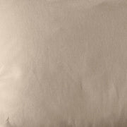 The Honest Label Pure Linen Fitted Sheet fabric swatch in Warm Taupe with beige tones fitted sheet fabric swatch