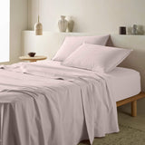 The Honest Label Washed Cotton European Pillowcase in Blush with pink tones pillowcase product view THL product image 2