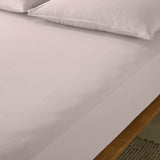 The Honest Label Washed Cotton Standard Pillowcase (2 Pack) in Blush with pink tones pillowcase product view THL product image 5