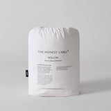 The Honest Label Willow Pure Cotton Mattress Protector mattress protector lifestyle view THL product image 3