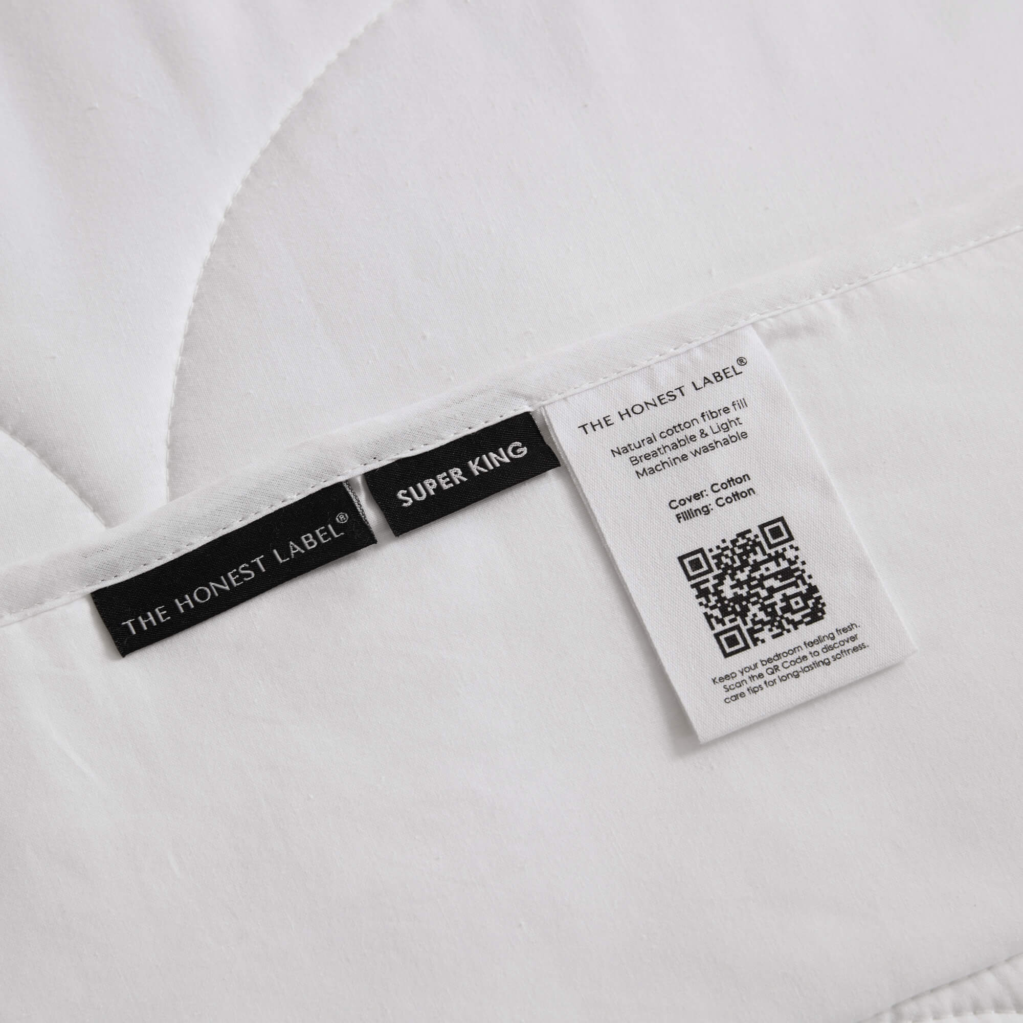 The Honest Label Willow Pure Cotton Quilt home bedding styled bedroom view THL product image 4