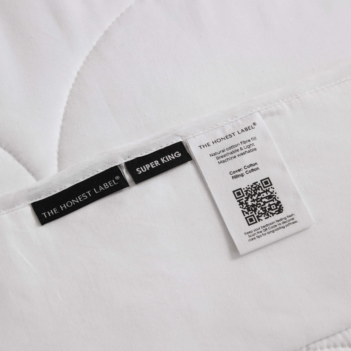 The Honest Label Willow Pure Cotton Quilt home bedding styled bedroom view THL product image 4