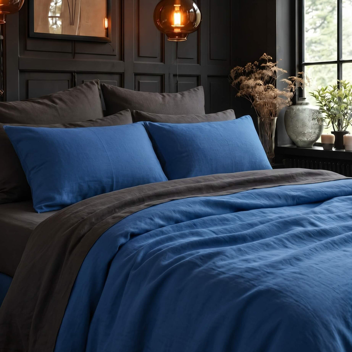 Pure Linen Quilt Cover Set Incl Pillowcases