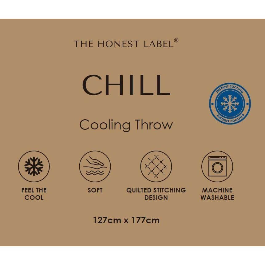 The Honest Label Cooling Throw throw blanket product view THL product image 5