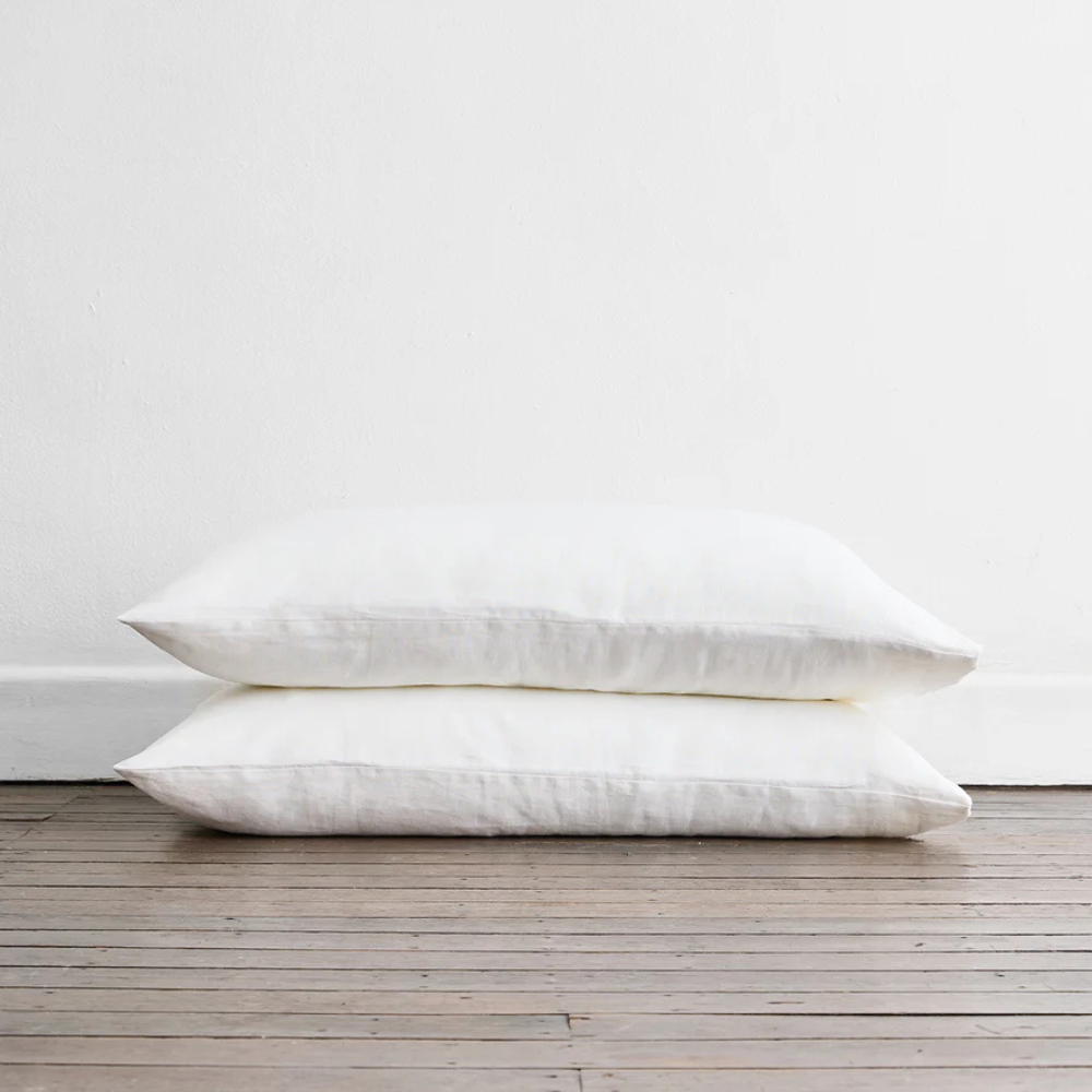 The Honest Label Cushion Insert Rectangle in Flax with beige tones cushion cover product view